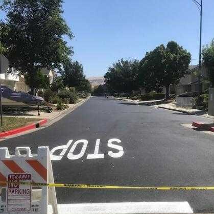 New road construction completed by an asphalt paving contractor in Columbia, SC.