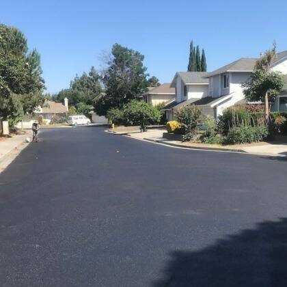 New Residential Road Paving The Midlands Area of SC.