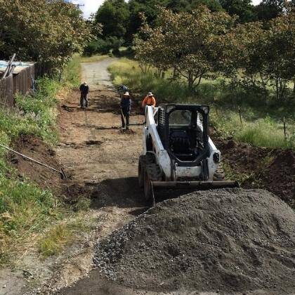 Road Grading company near me in columbia, sc completing an commercial grading project for a site developer.