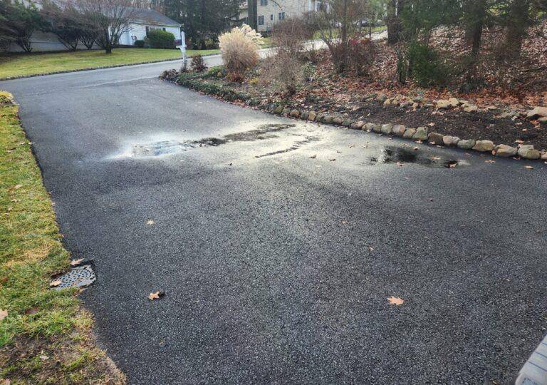 Uneven Asphalt Driveway