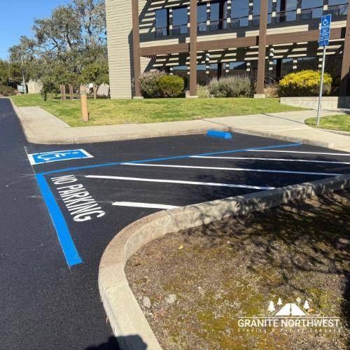 Compliant Parking Lot Striping
