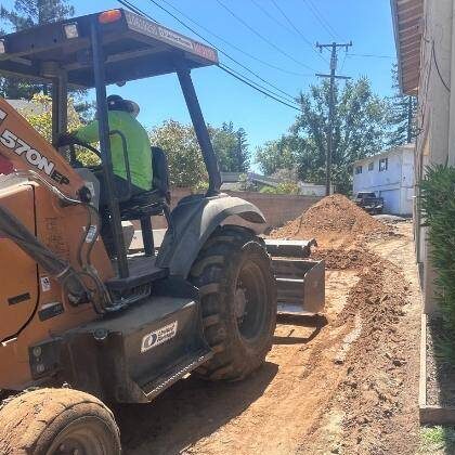 Asphalt Paving Contractor in Columbia, SC grading a new road.