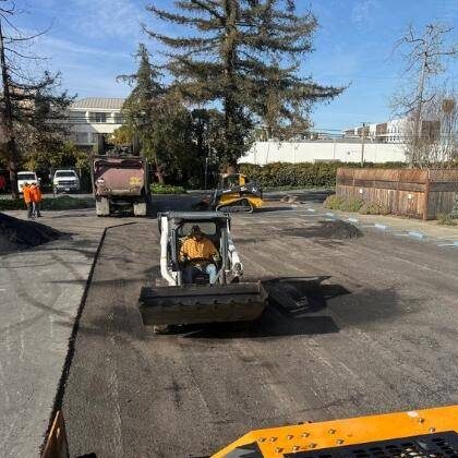 Asphalt parking Lot repair company in South Carolina doing pothole repairs.