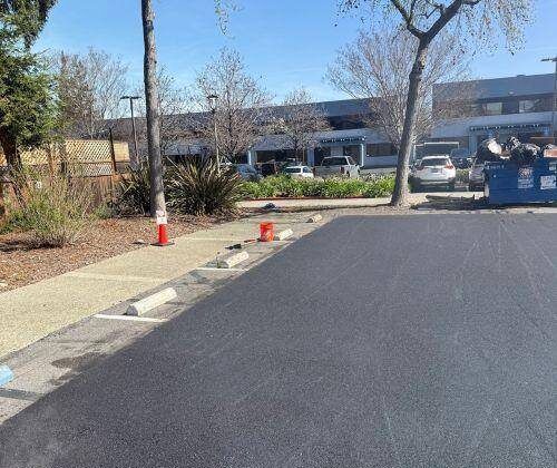 Parking Lot maintenance company near Columbia, SC doing repairs.