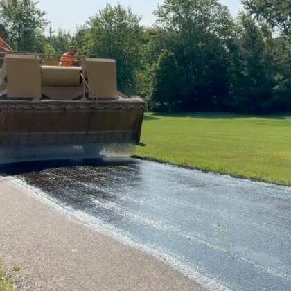 Private road sealcoating near me in columbia sc being completed by Affordable Contractors Co.