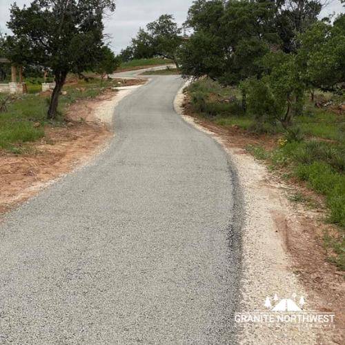 Chip Seal Paving Road In San Jose