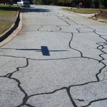 Experienced contractors Crack Filling Roads In Columbia, SC.